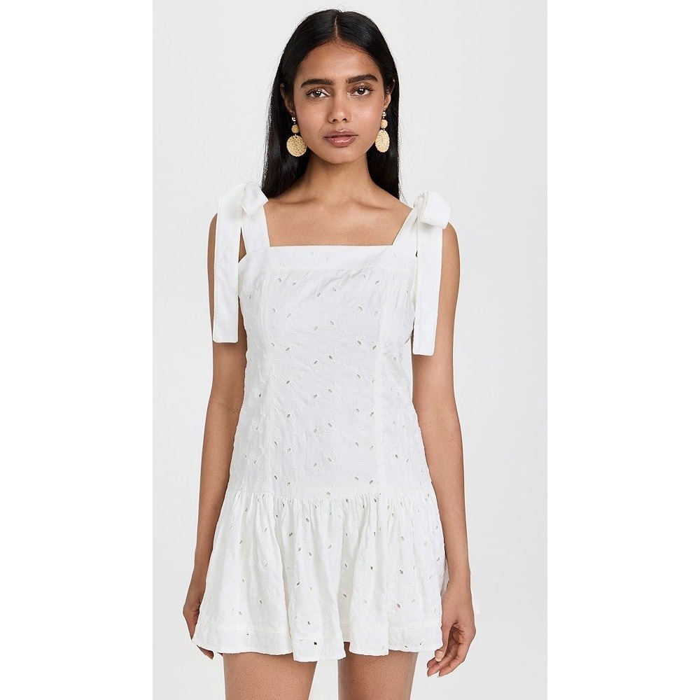 Agua Bendita Joaquina White Eyelet Mini Dress Joaquina Shopbop Large NWT